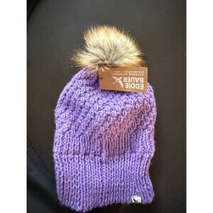 Eddie Bauer Winter Hat Purple BNWT